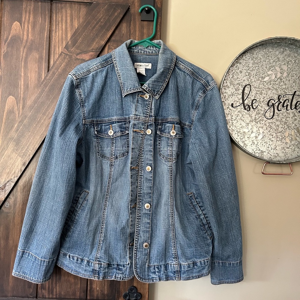 Coldwater Creek jean jacket